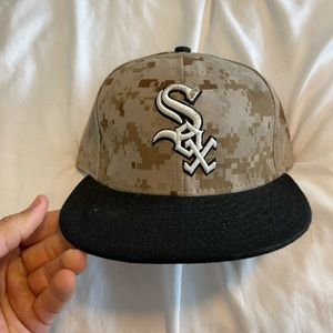 White sox camo hat 7 1/8